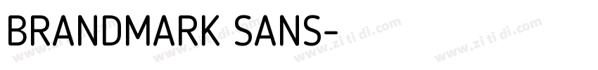 BRANDMARK SANS字体转换